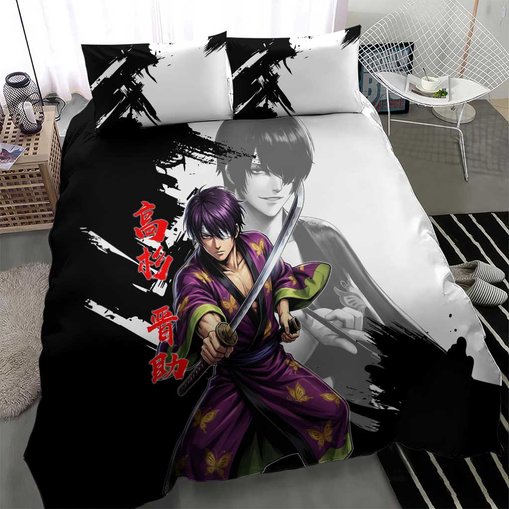 Shinsuke Takasugi Bedding Set Dark Ronin Ink Wash Style