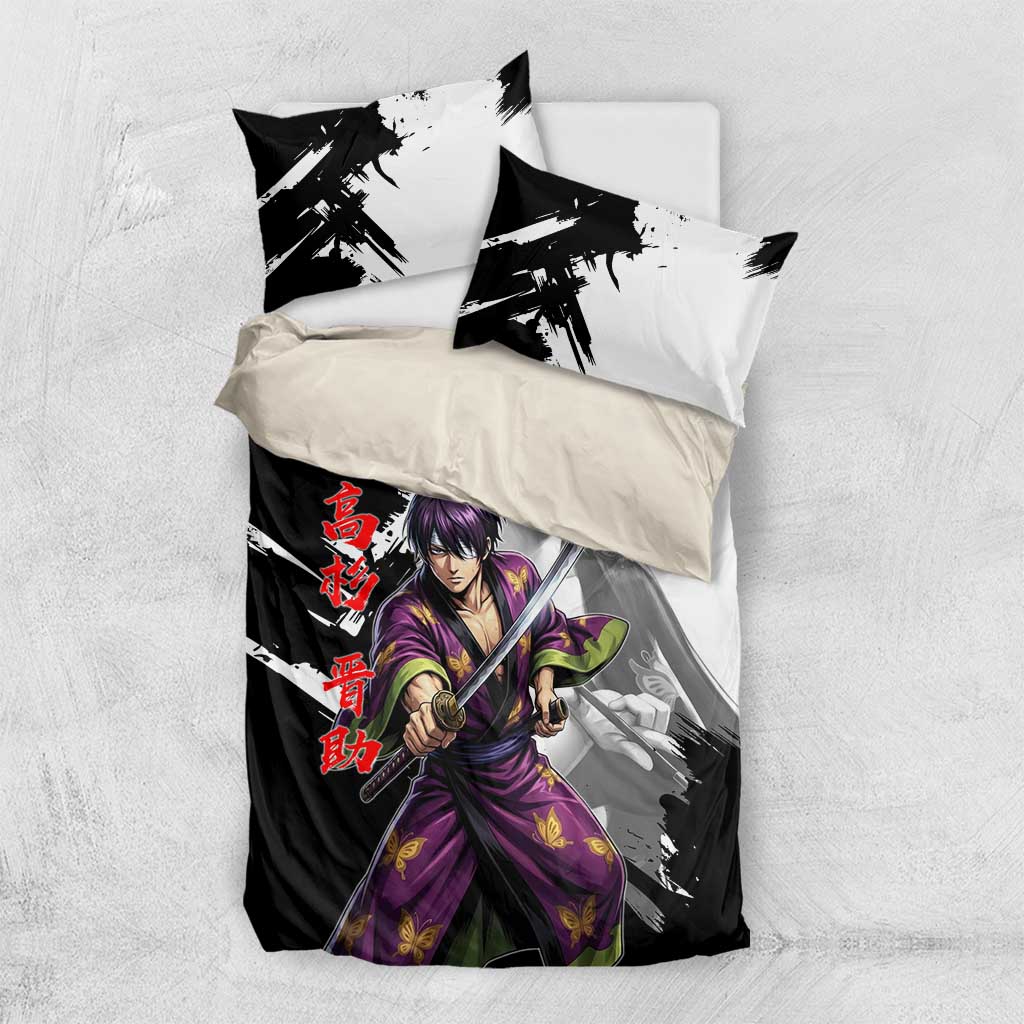 Shinsuke Takasugi Bedding Set Dark Ronin Ink Wash Style