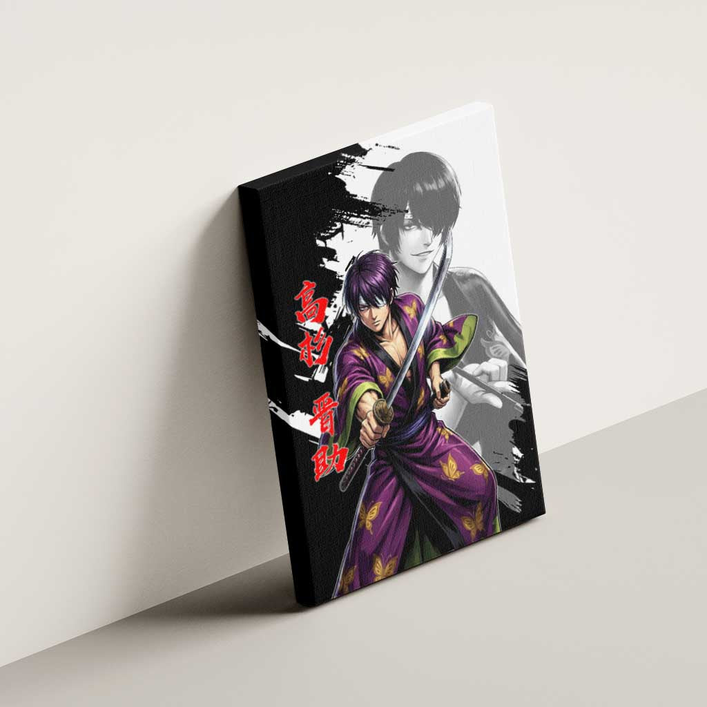 Shinsuke Takasugi Canvas Wall Art Dark Ronin Ink Wash Style