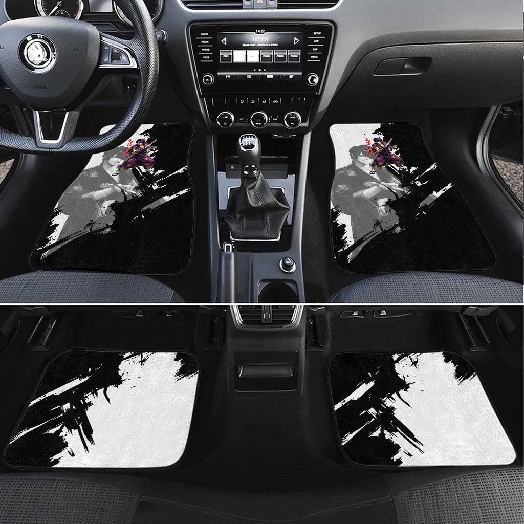 Shinsuke Takasugi Car Mats Dark Ronin Ink Wash Style
