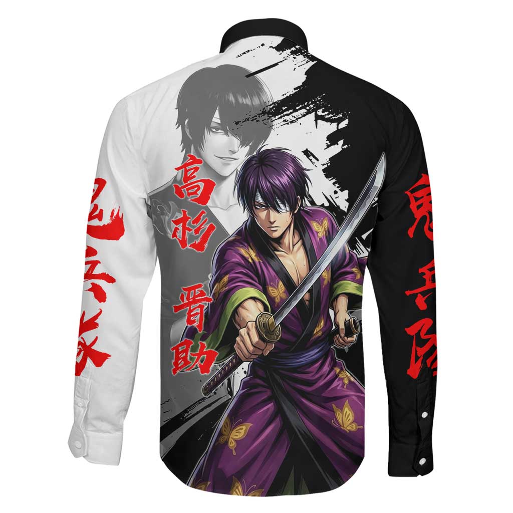 Shinsuke Takasugi Family Matching Puletasi and Hawaiian Shirt Dark Ronin Ink Wash Style