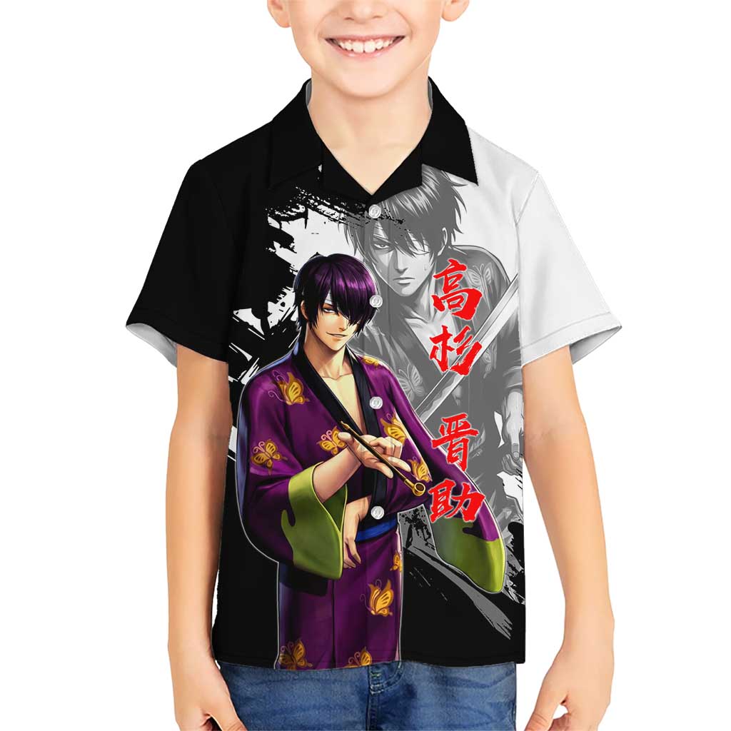 Shinsuke Takasugi Hawaiian Shirt Dark Ronin Ink Wash Style
