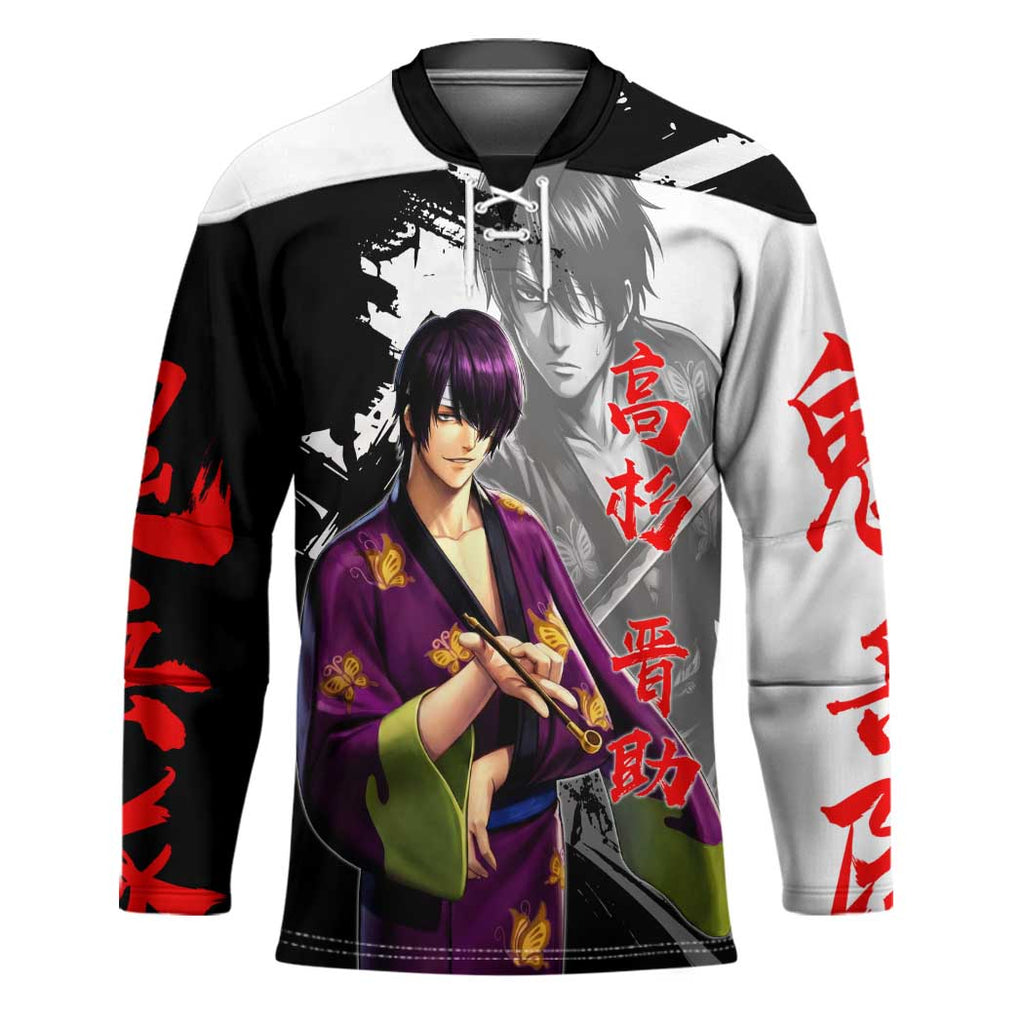 Shinsuke Takasugi Hockey Jersey Dark Ronin Ink Wash Style