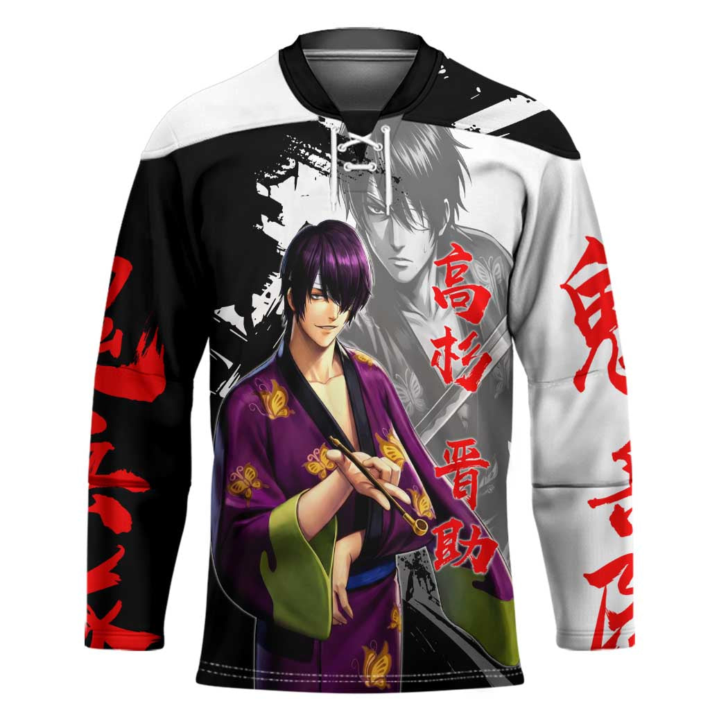 Shinsuke Takasugi Hockey Jersey Dark Ronin Ink Wash Style