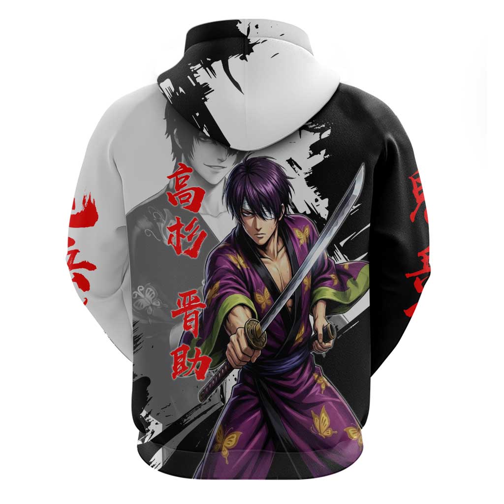 Shinsuke Takasugi Hoodie Dark Ronin Ink Wash Style