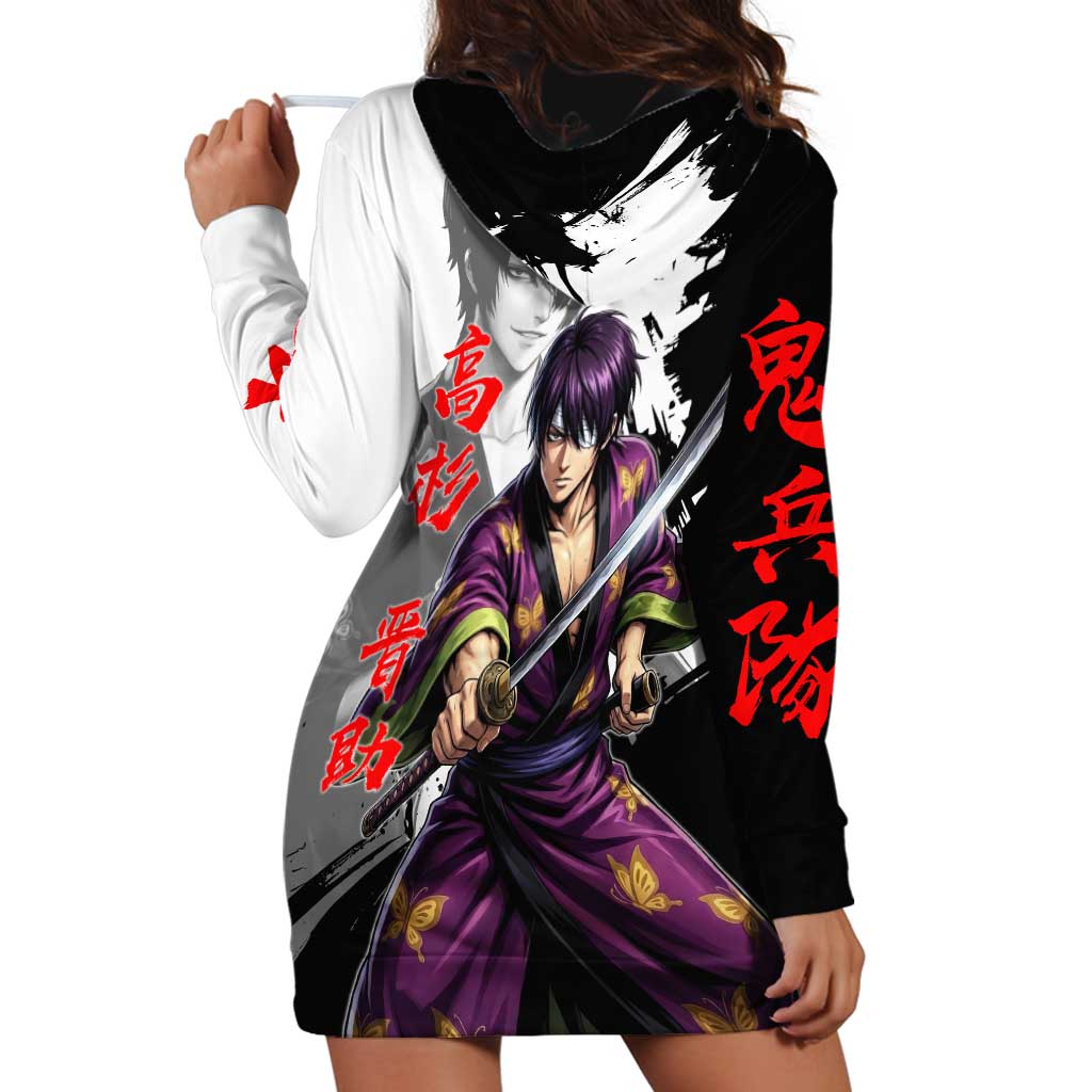 Shinsuke Takasugi Hoodie Dress Dark Ronin Ink Wash Style