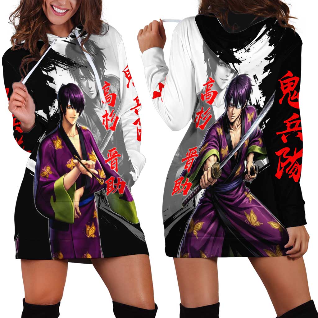 Shinsuke Takasugi Hoodie Dress Dark Ronin Ink Wash Style