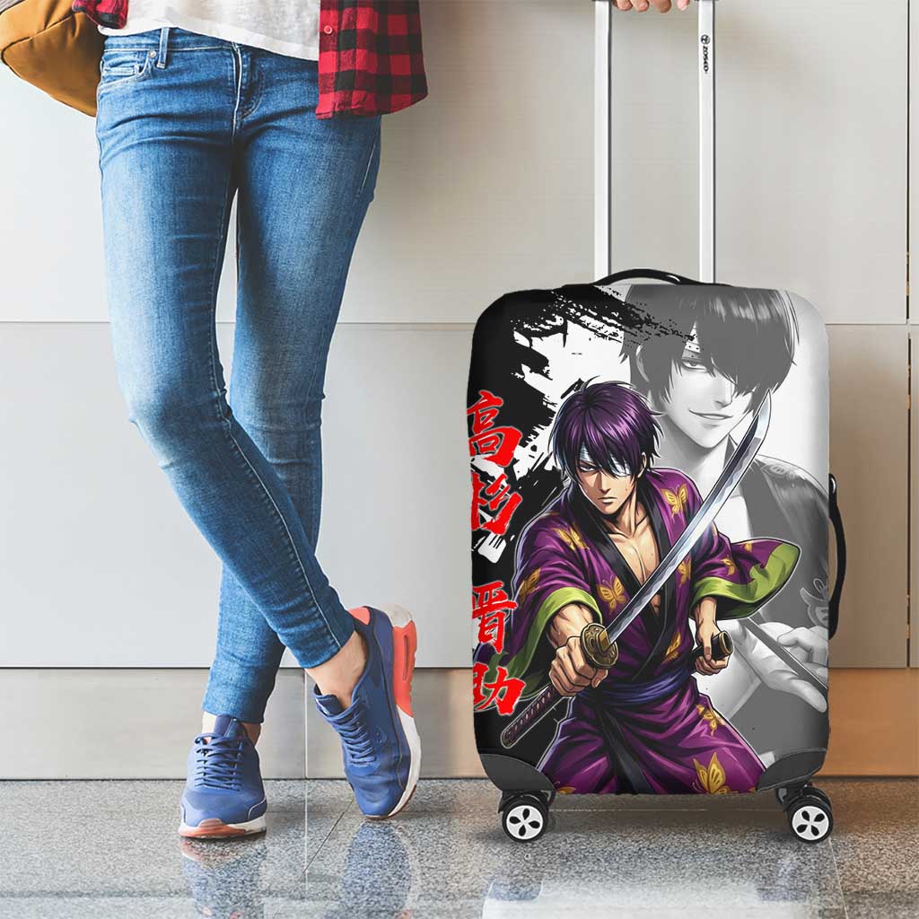 Shinsuke Takasugi Luggage Cover Dark Ronin Ink Wash Style