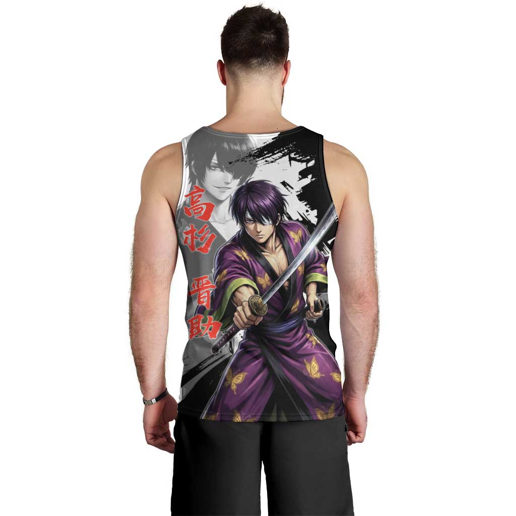 Shinsuke Takasugi Men Tank Top Dark Ronin Ink Wash Style