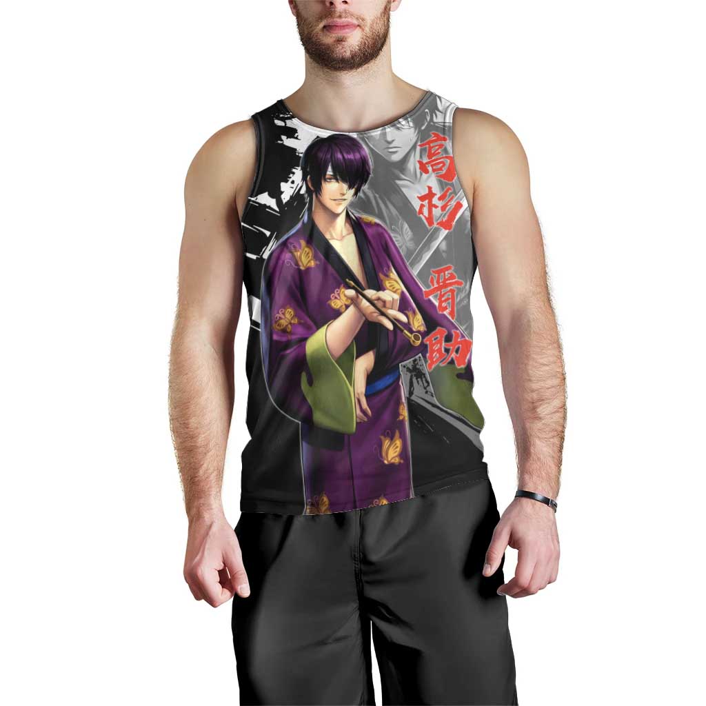 Shinsuke Takasugi Men Tank Top Dark Ronin Ink Wash Style