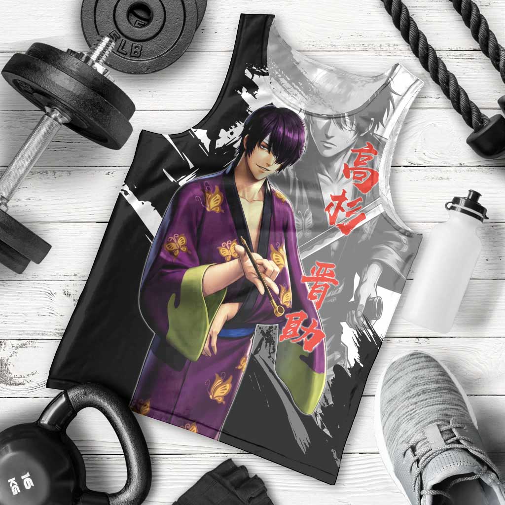 Shinsuke Takasugi Men Tank Top Dark Ronin Ink Wash Style
