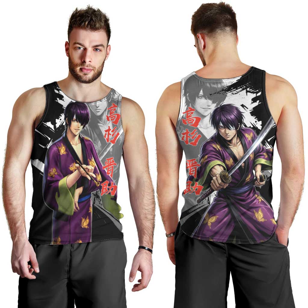 Shinsuke Takasugi Men Tank Top Dark Ronin Ink Wash Style