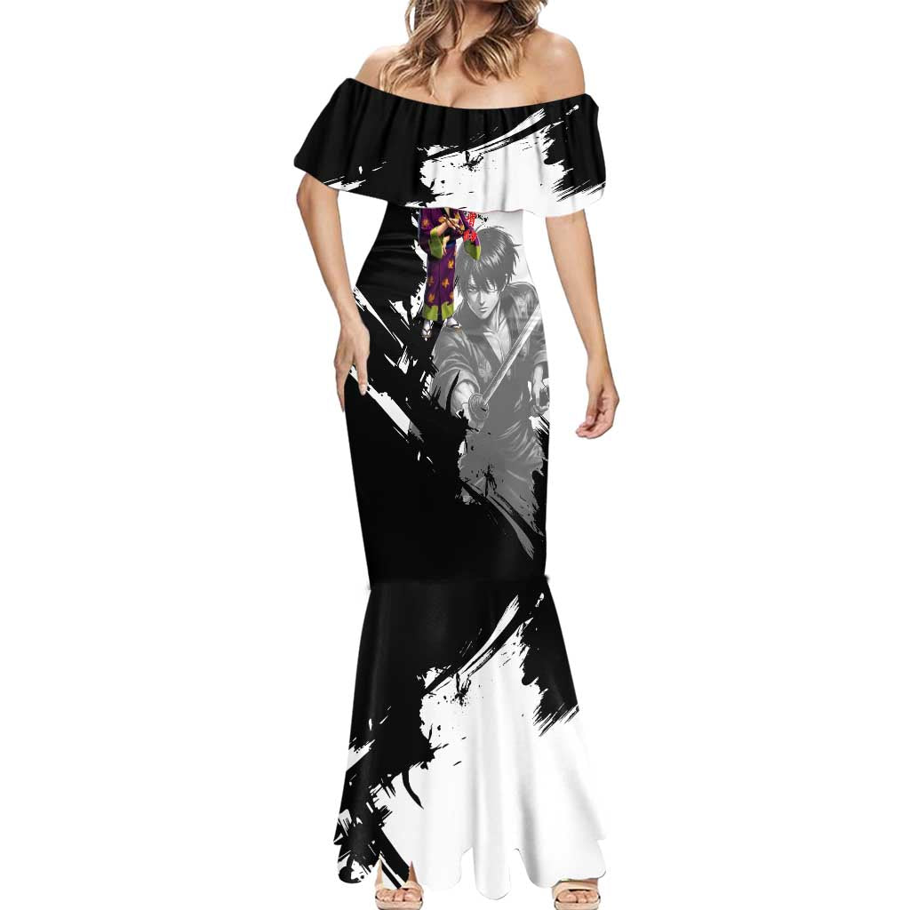 Shinsuke Takasugi Mermaid Dress Dark Ronin Ink Wash Style
