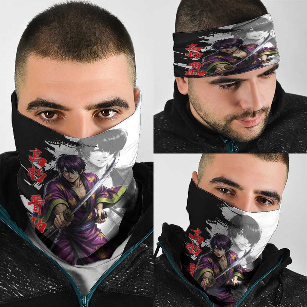 Shinsuke Takasugi Neck Gaiter Dark Ronin Ink Wash Style