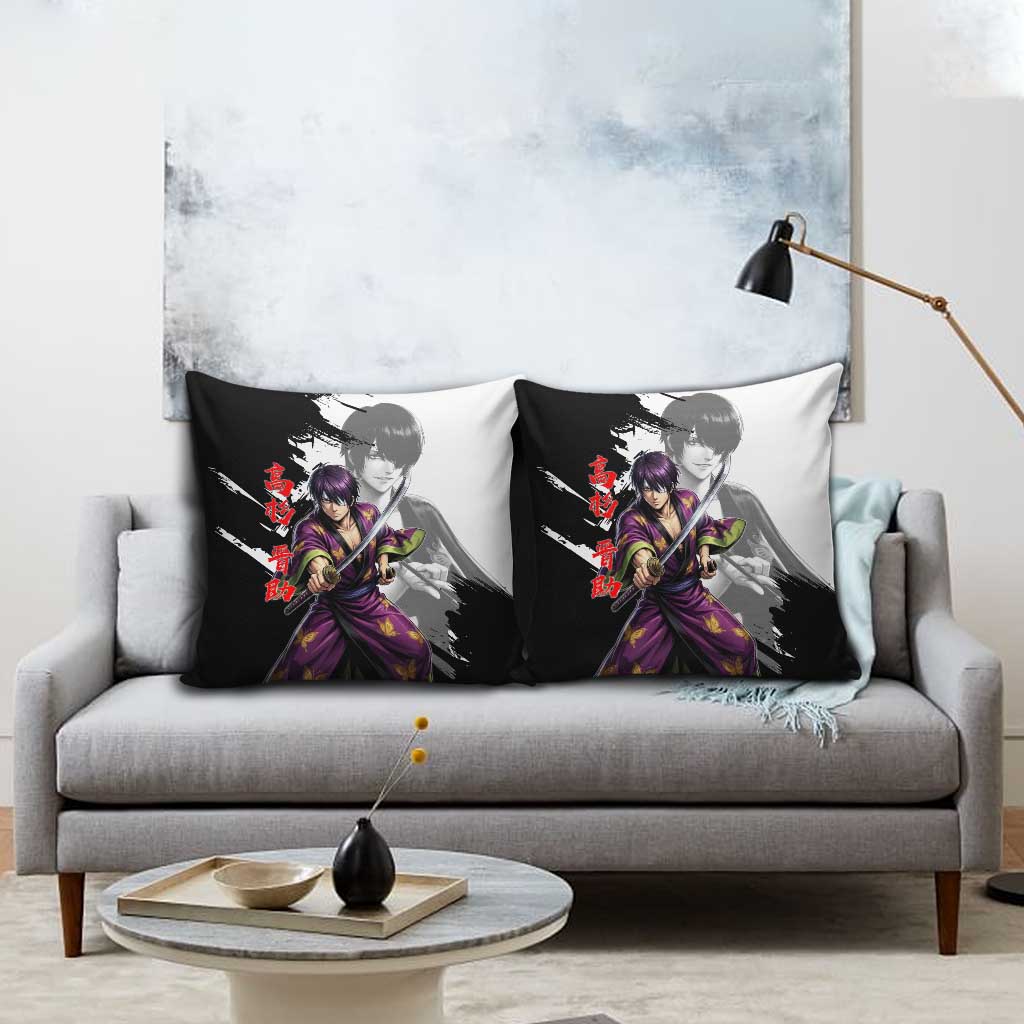 Shinsuke Takasugi Pillow Cover Dark Ronin Ink Wash Style
