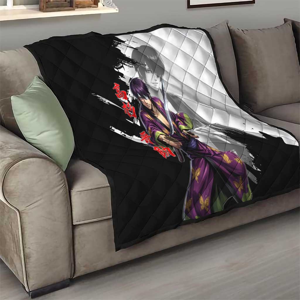 Shinsuke Takasugi Quilt Dark Ronin Ink Wash Style