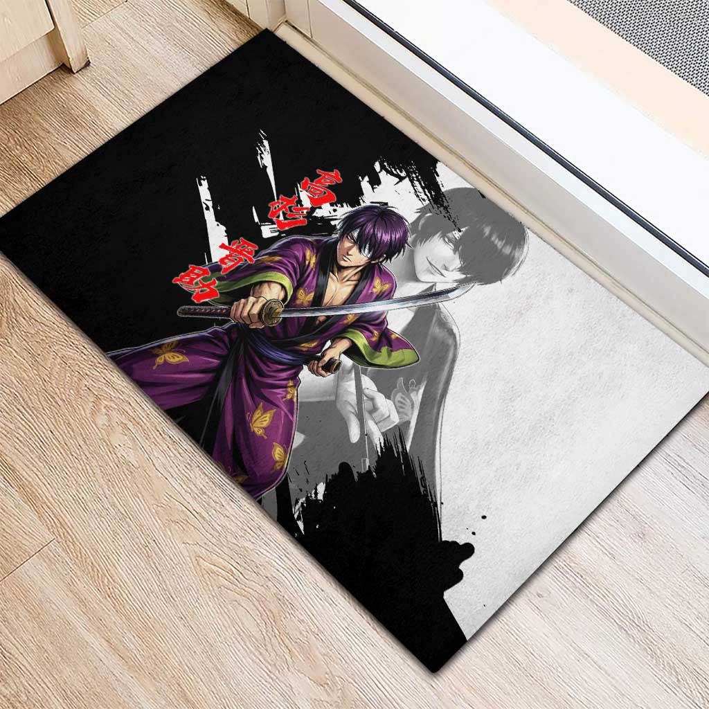 Shinsuke Takasugi Rubber Doormat Dark Ronin Ink Wash Style