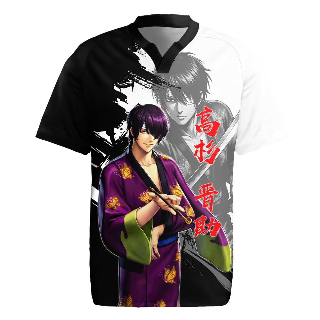 Shinsuke Takasugi Rugby Jersey Dark Ronin Ink Wash Style