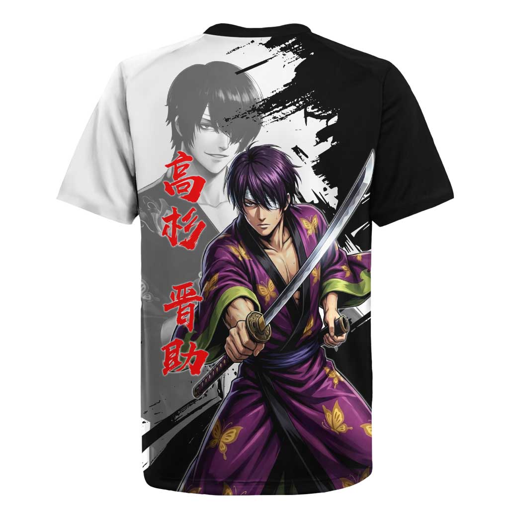 Shinsuke Takasugi Rugby Jersey Dark Ronin Ink Wash Style