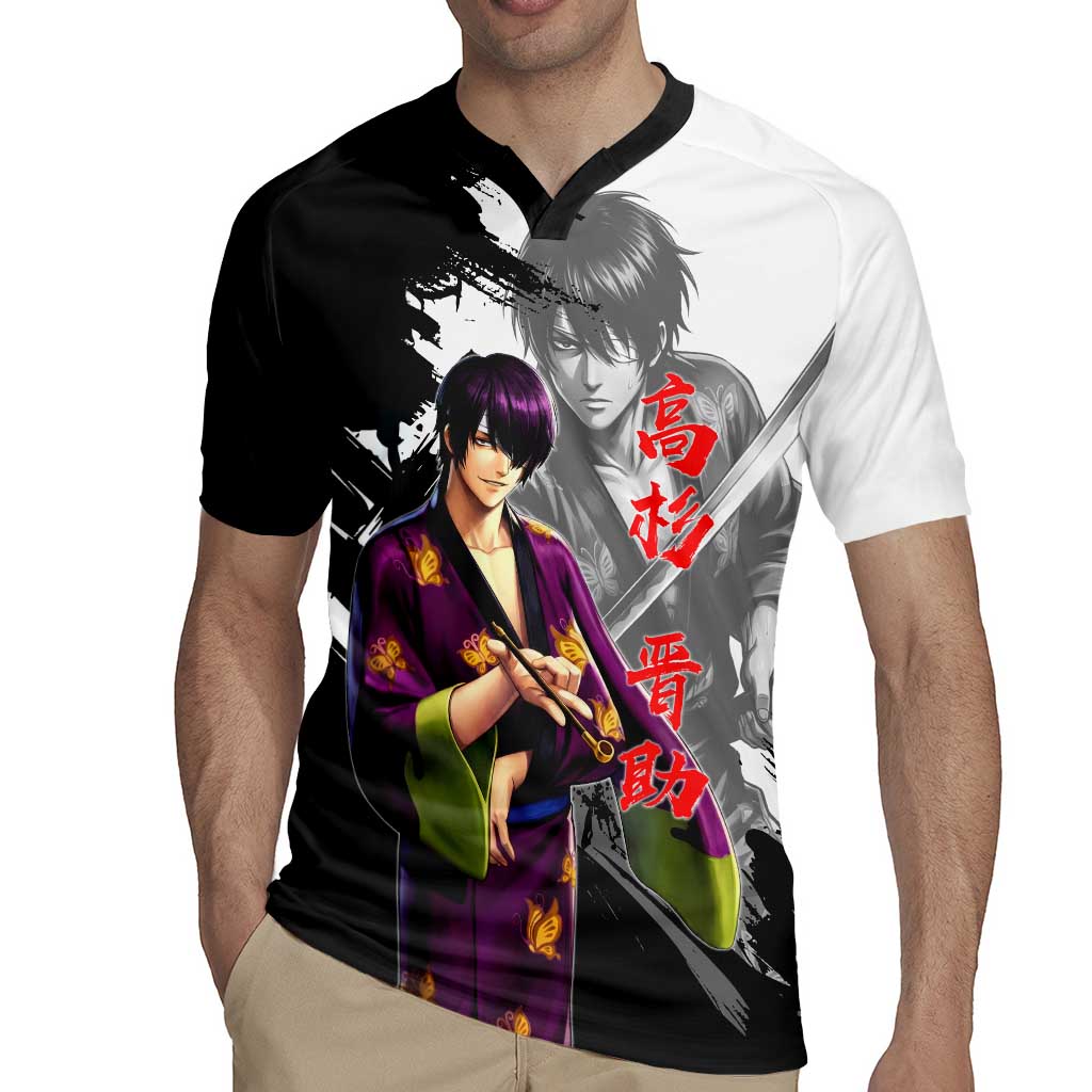 Shinsuke Takasugi Rugby Jersey Dark Ronin Ink Wash Style
