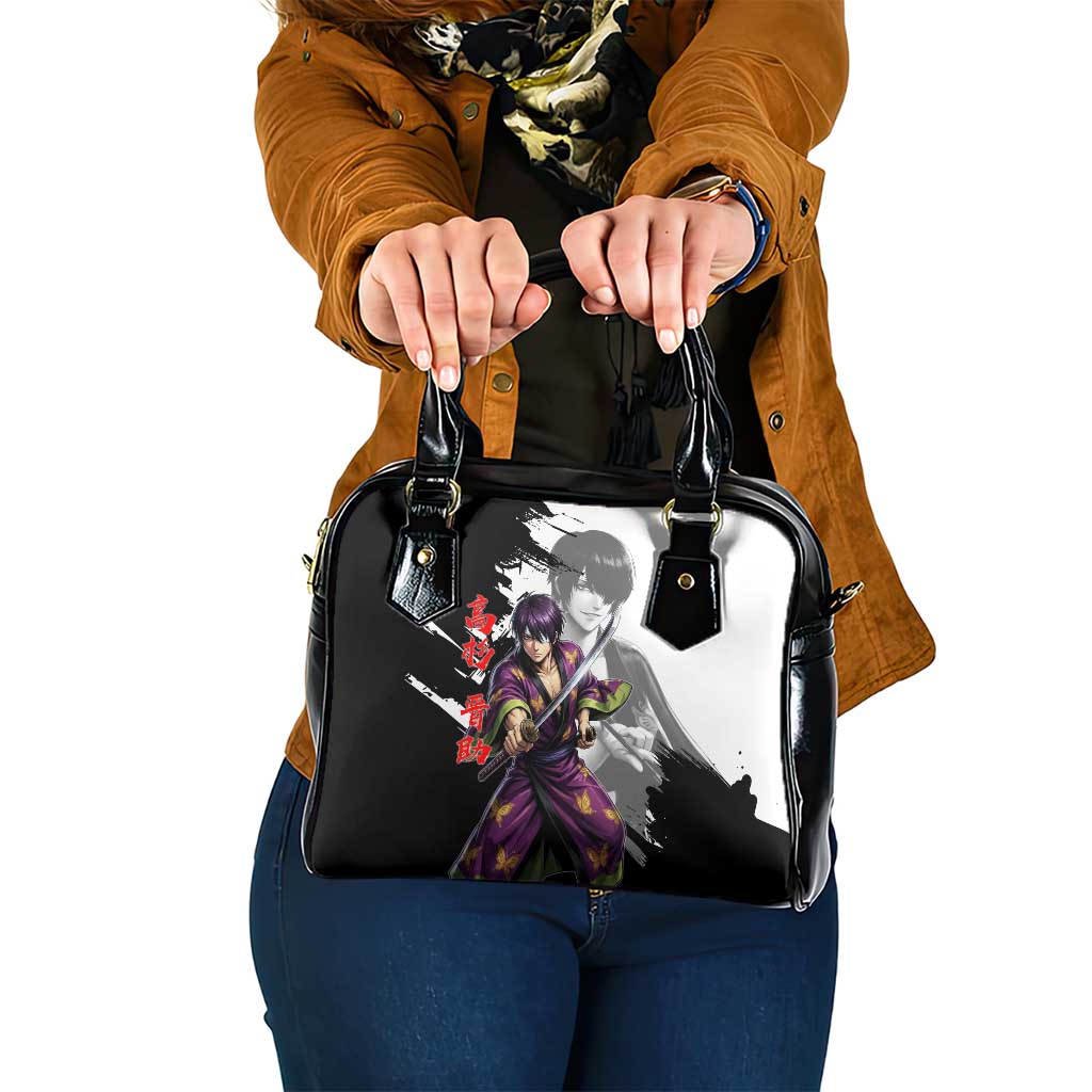 Shinsuke Takasugi Shoulder Handbag Dark Ronin Ink Wash Style