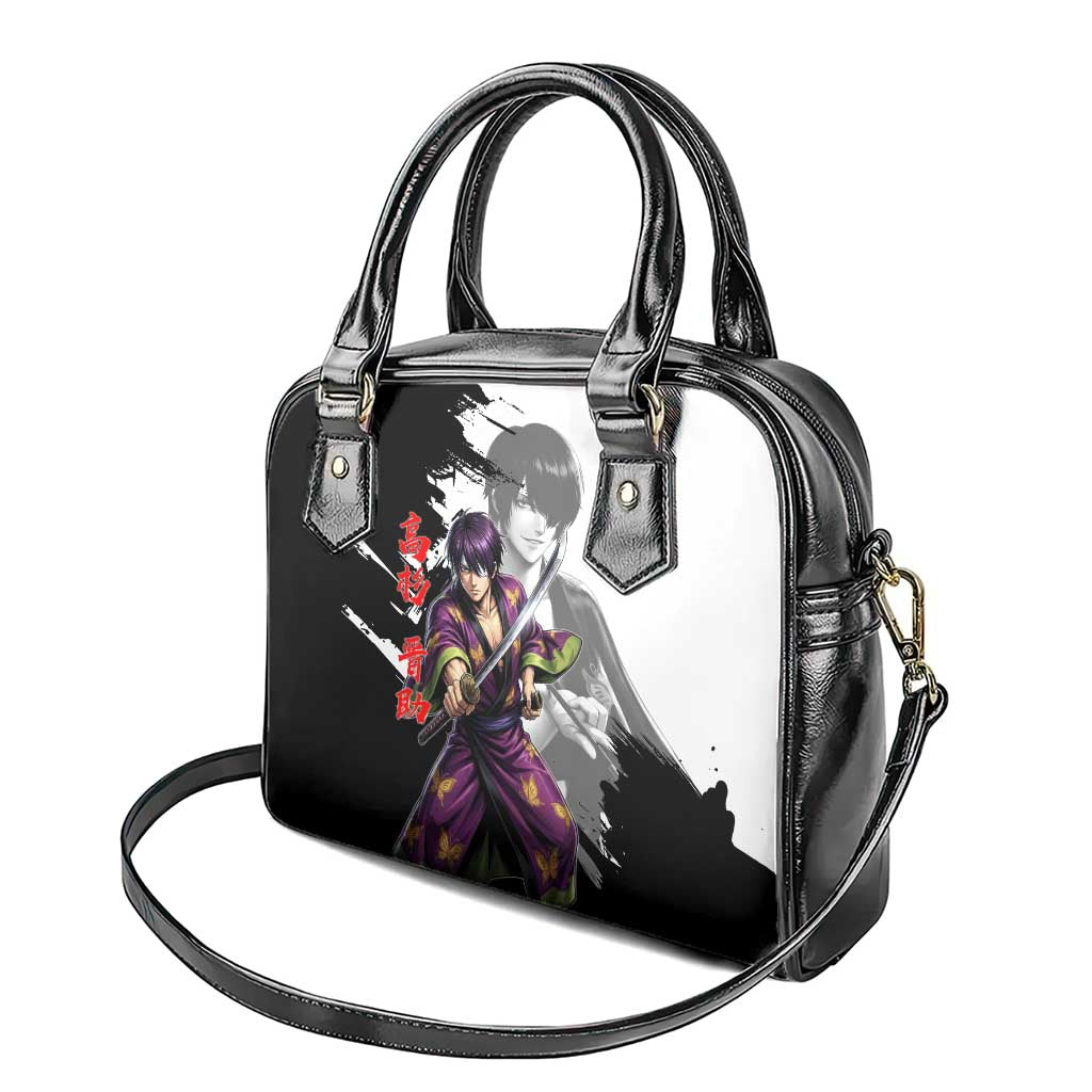 Shinsuke Takasugi Shoulder Handbag Dark Ronin Ink Wash Style