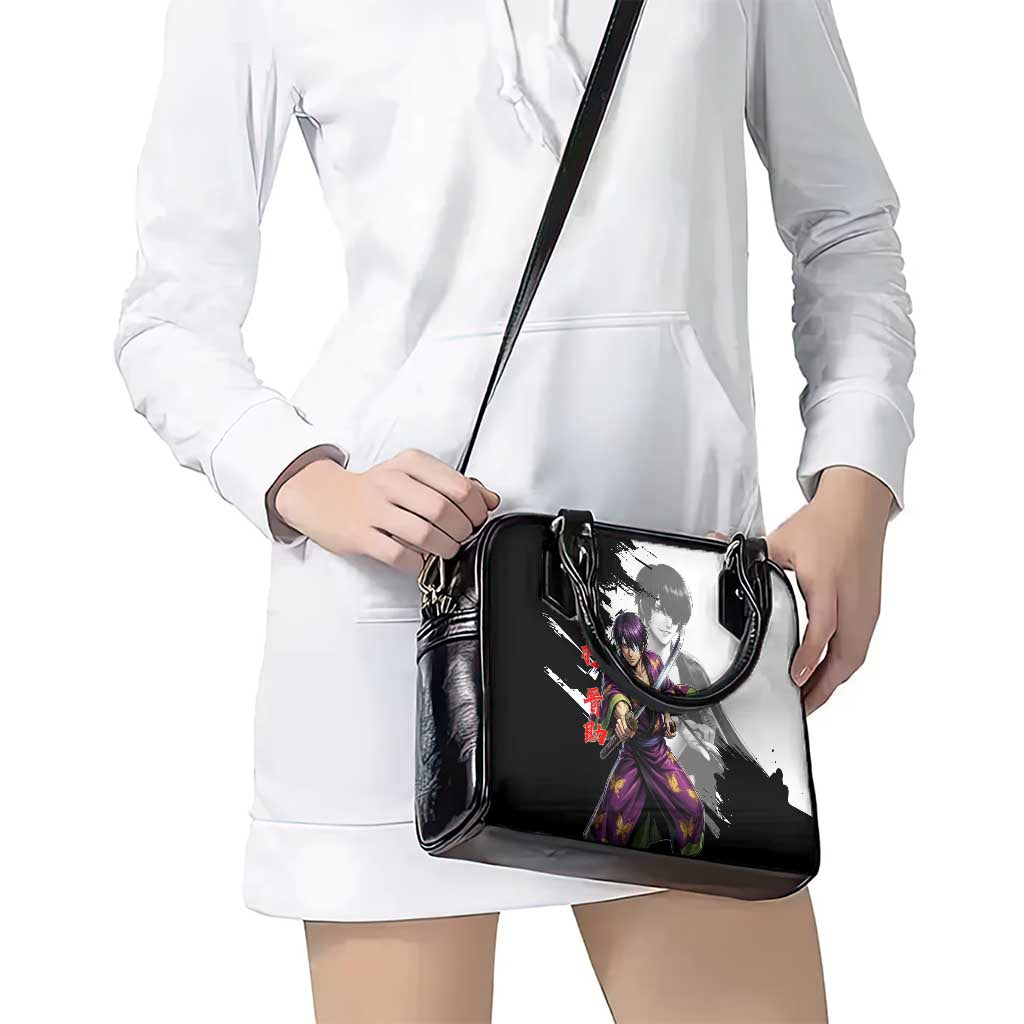 Shinsuke Takasugi Shoulder Handbag Dark Ronin Ink Wash Style