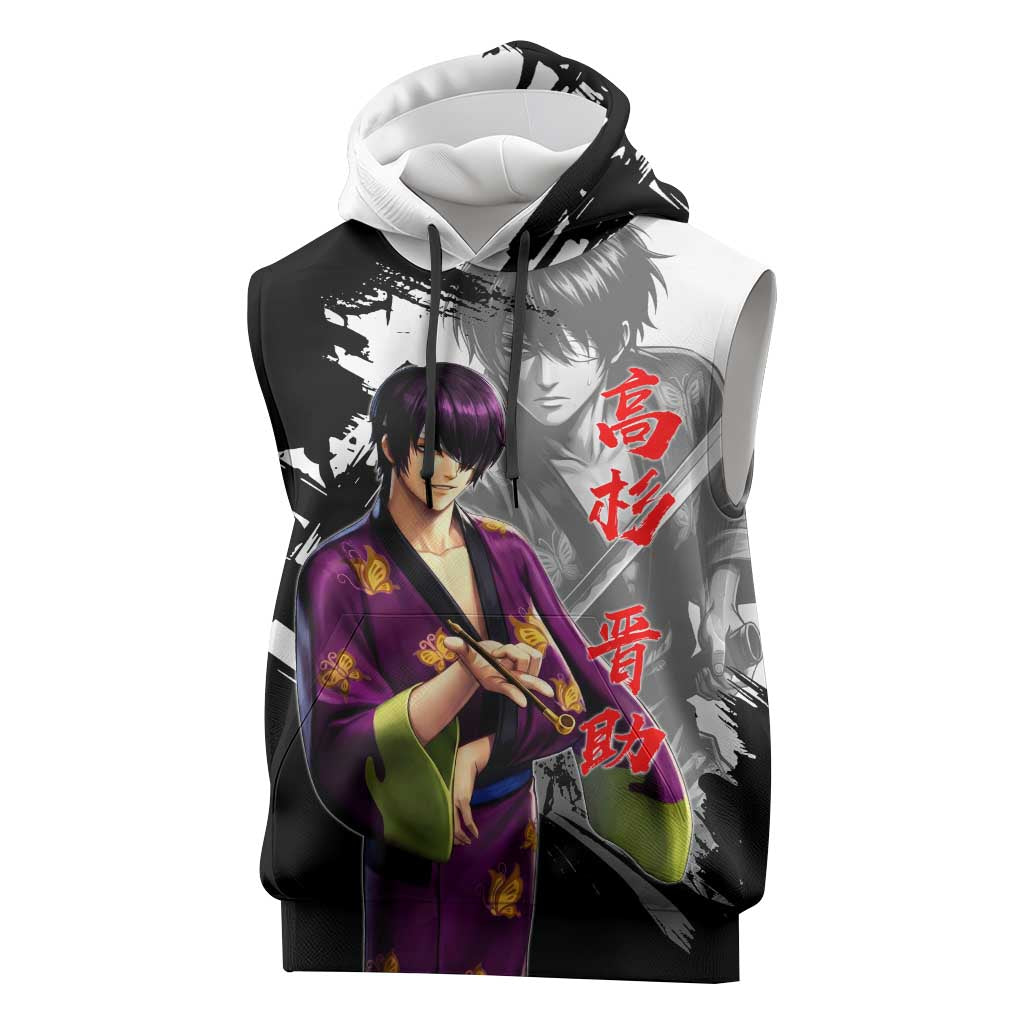 Shinsuke Takasugi Sleeveless Hoodie Dark Ronin Ink Wash Style