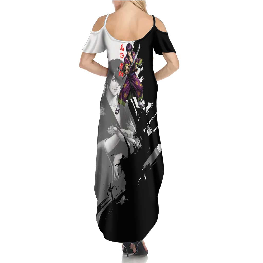 Shinsuke Takasugi Summer Maxi Dress Dark Ronin Ink Wash Style