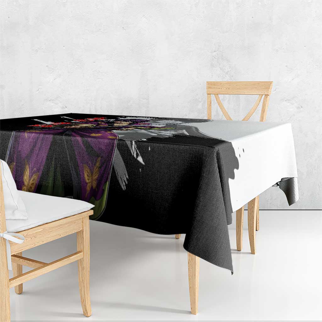 Shinsuke Takasugi Tablecloth Dark Ronin Ink Wash Style
