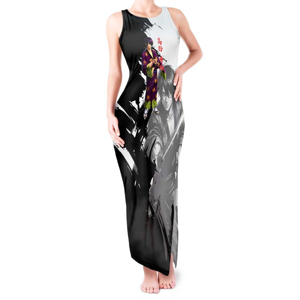 Shinsuke Takasugi Tank Maxi Dress Dark Ronin Ink Wash Style