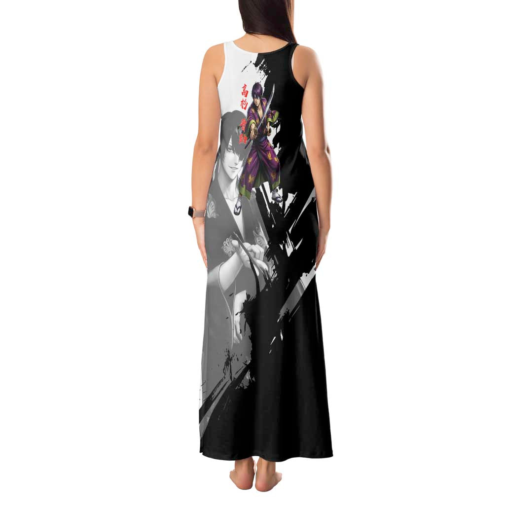 Shinsuke Takasugi Tank Maxi Dress Dark Ronin Ink Wash Style