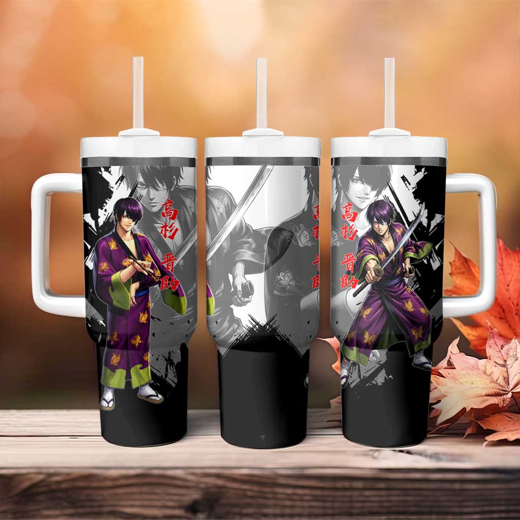 Shinsuke Takasugi Tumbler With Handle Dark Ronin Ink Wash Style