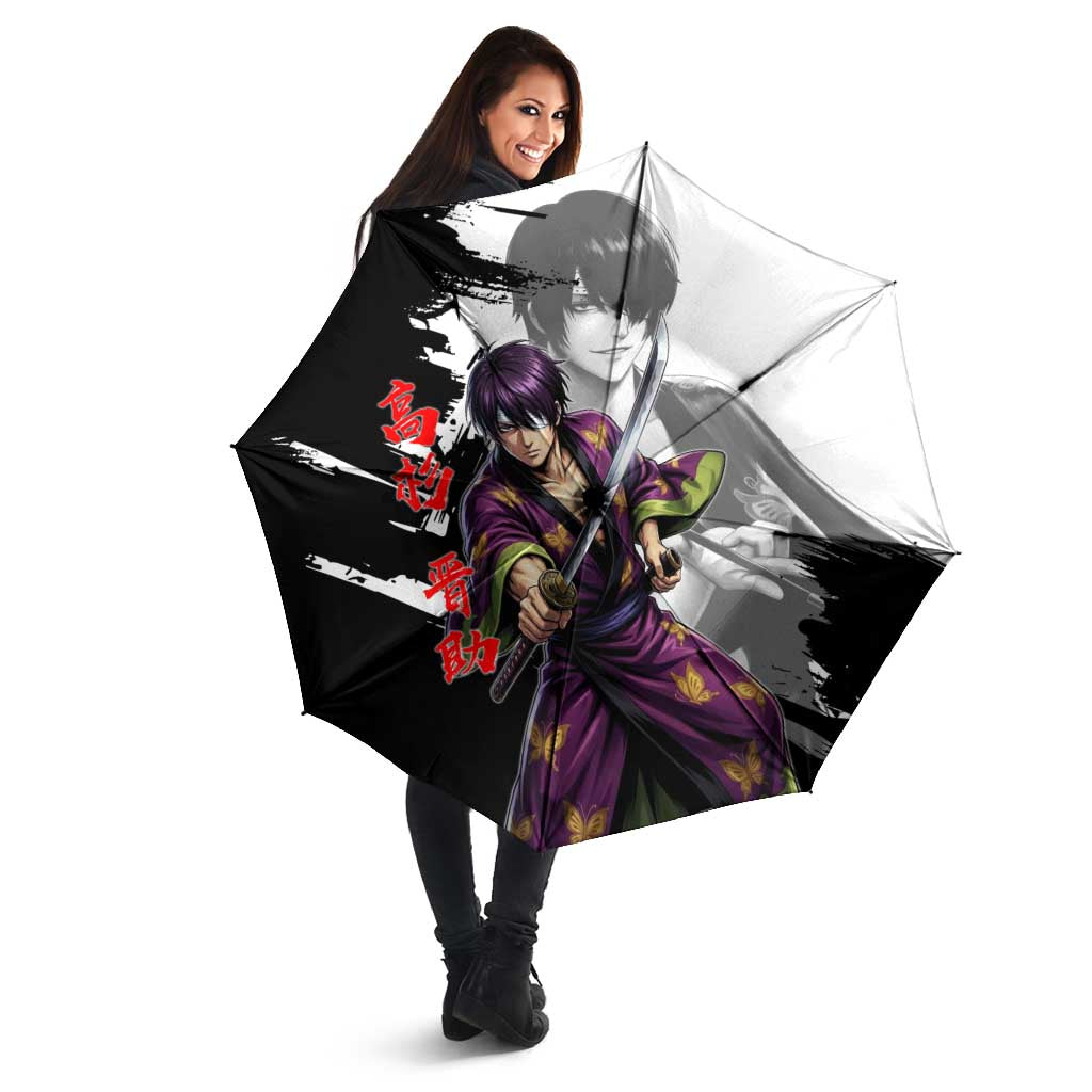 Shinsuke Takasugi Umbrella Dark Ronin Ink Wash Style