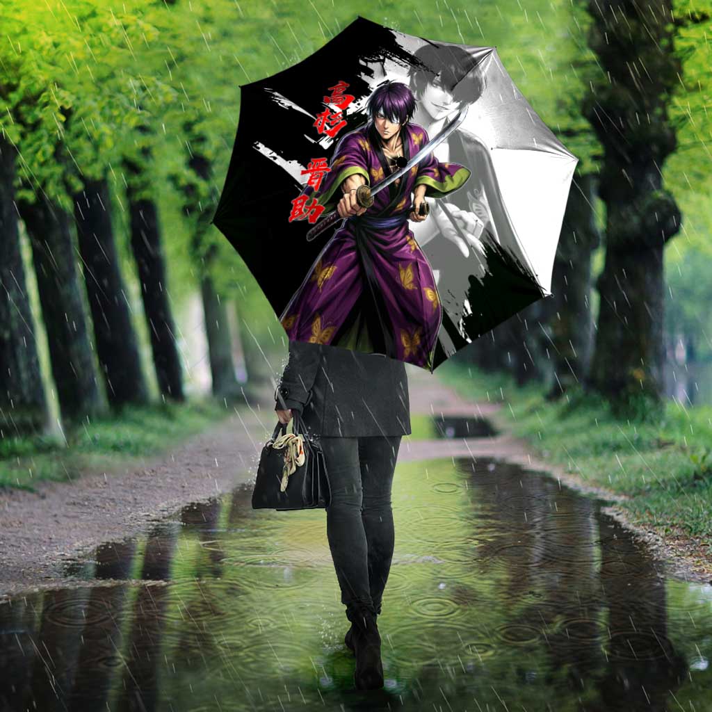 Shinsuke Takasugi Umbrella Dark Ronin Ink Wash Style