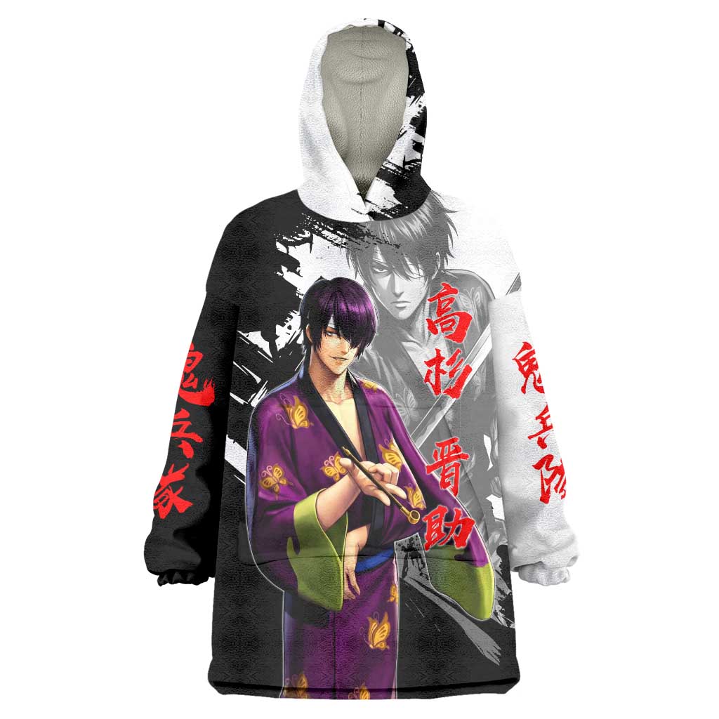 Shinsuke Takasugi Wearable Blanket Hoodie Dark Ronin Ink Wash Style