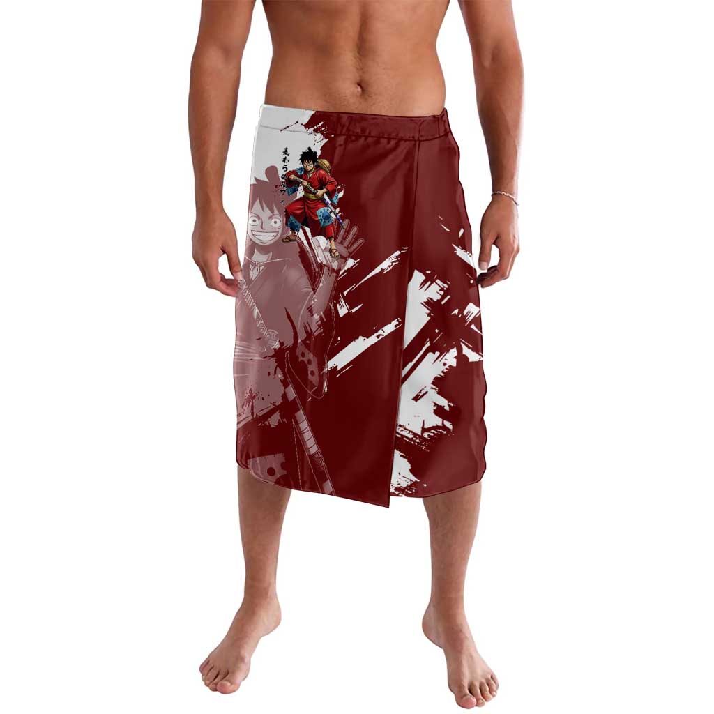 Wano Samurai Luffy Lavalava One Piece Warrior Straw Hat