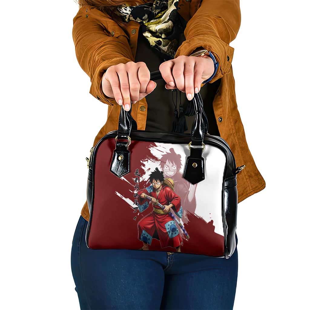 Wano Samurai Luffy Shoulder Handbag One Piece Warrior Straw Hat