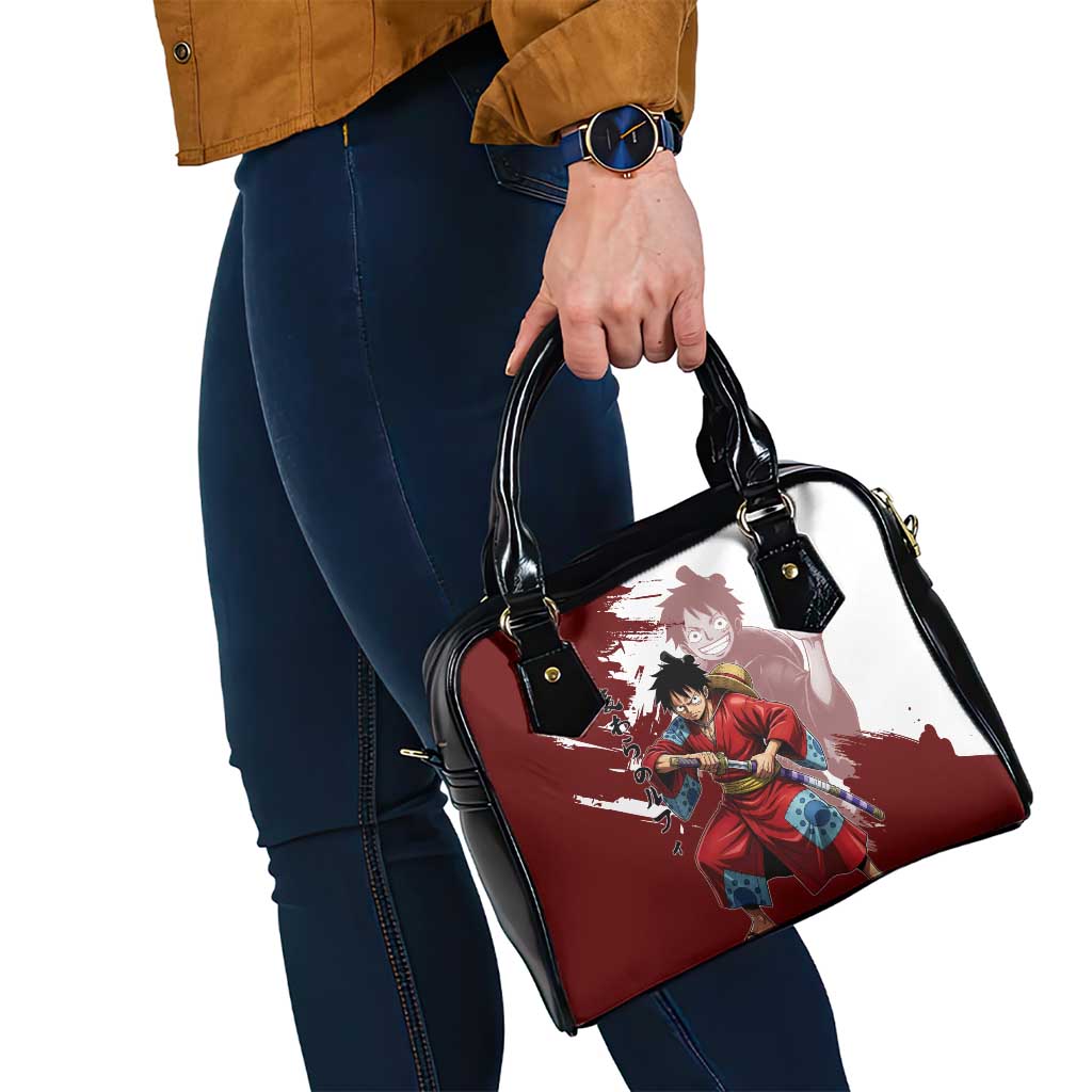 Wano Samurai Luffy Shoulder Handbag One Piece Warrior Straw Hat