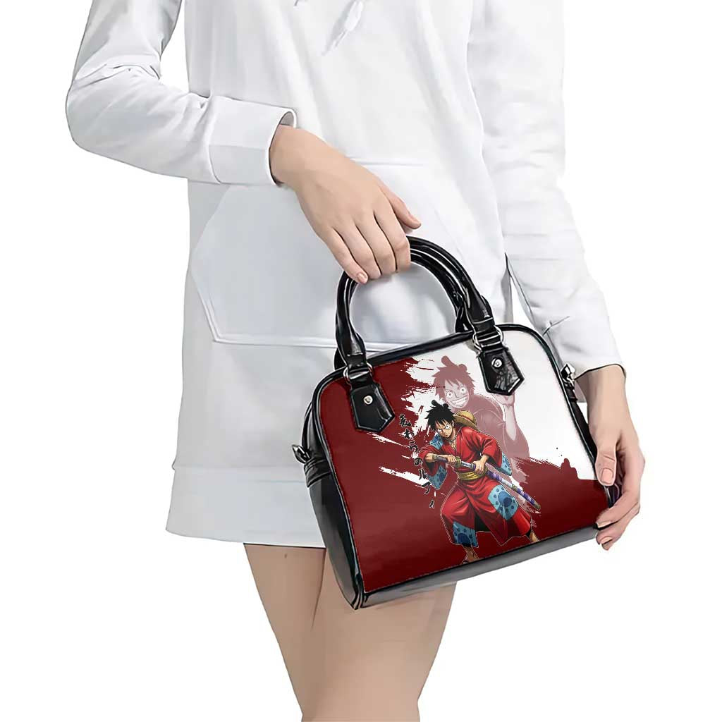 Wano Samurai Luffy Shoulder Handbag One Piece Warrior Straw Hat