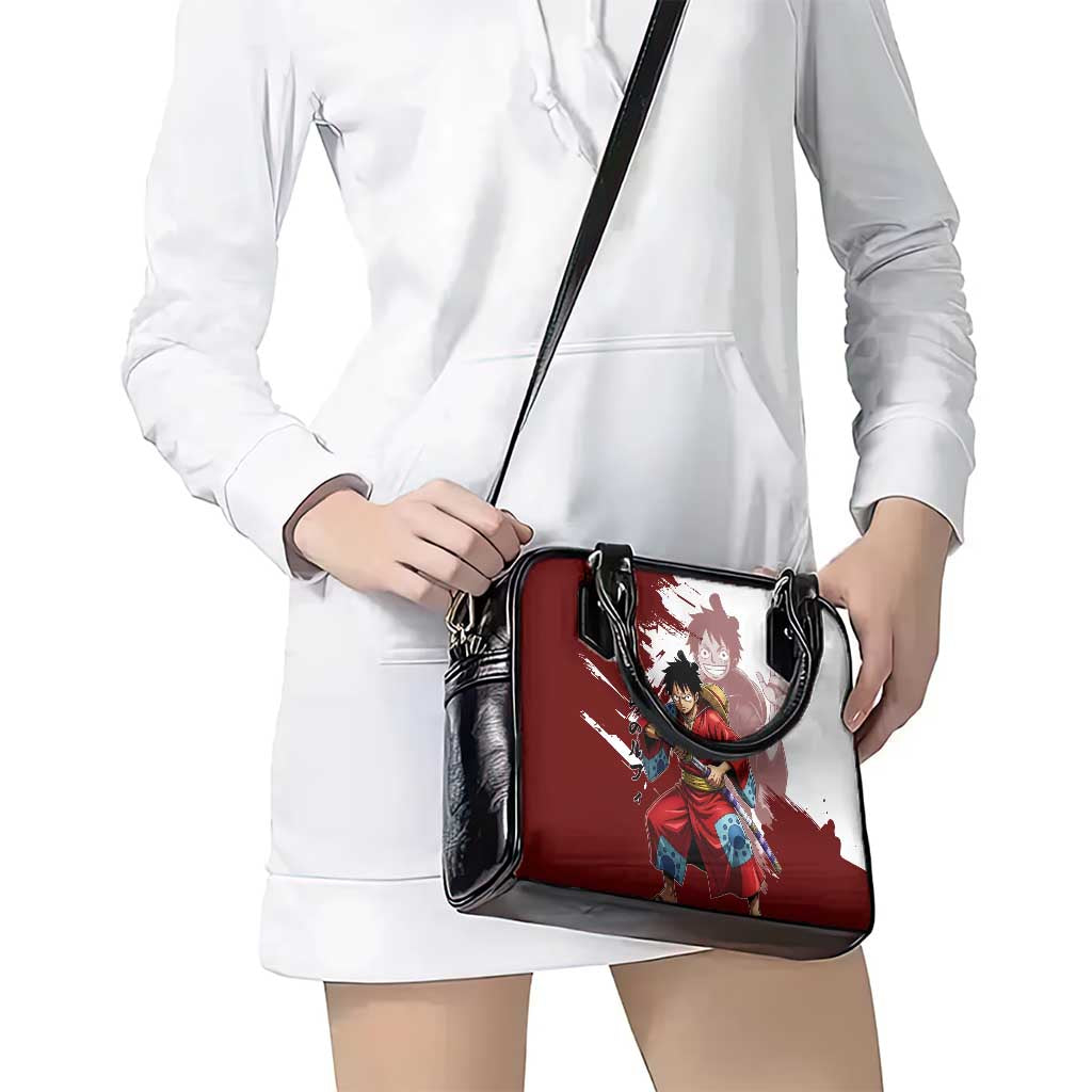 Wano Samurai Luffy Shoulder Handbag One Piece Warrior Straw Hat