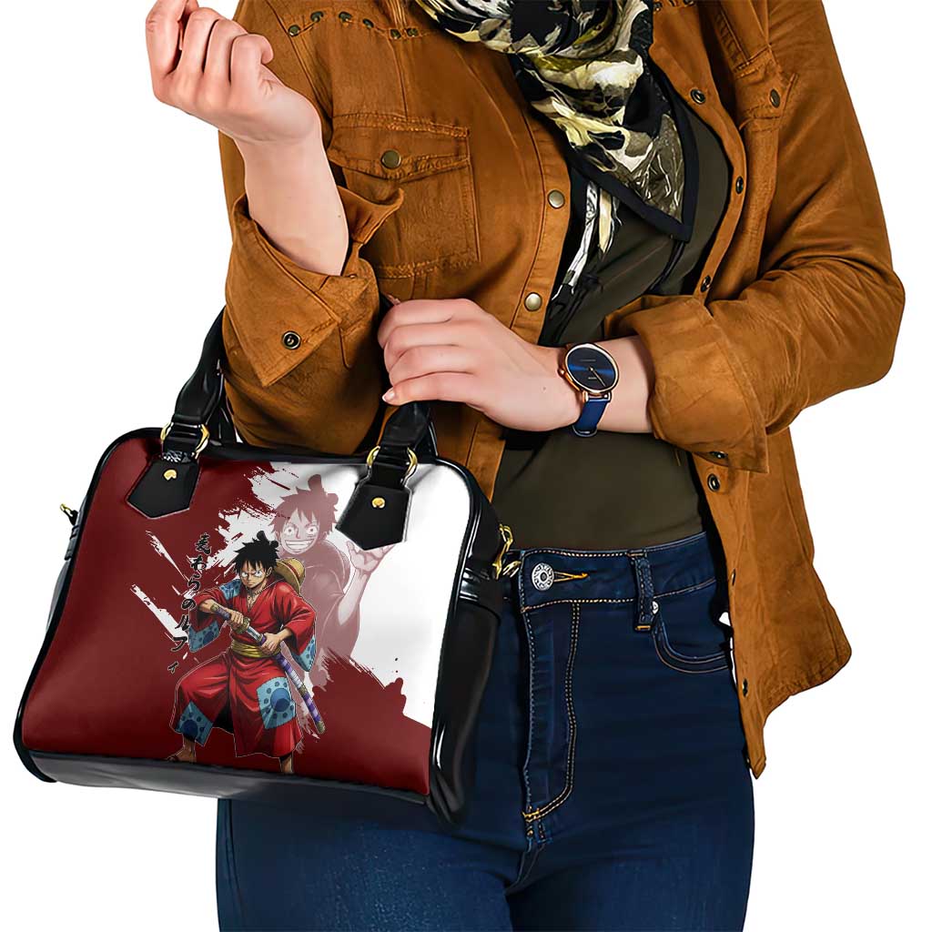 Wano Samurai Luffy Shoulder Handbag One Piece Warrior Straw Hat
