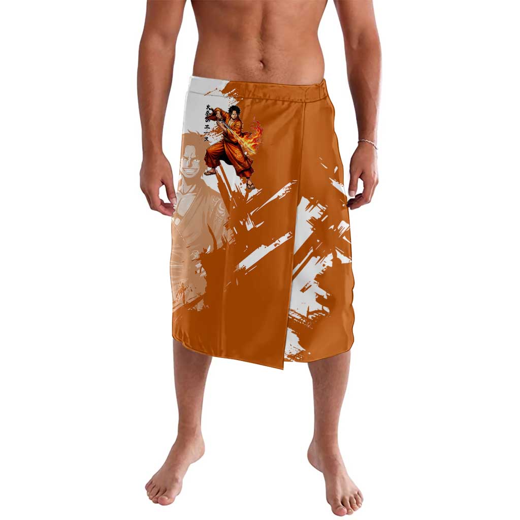 Wano Samurai Portgas D. Ace Lavalava Fiery One Piece Brush Art