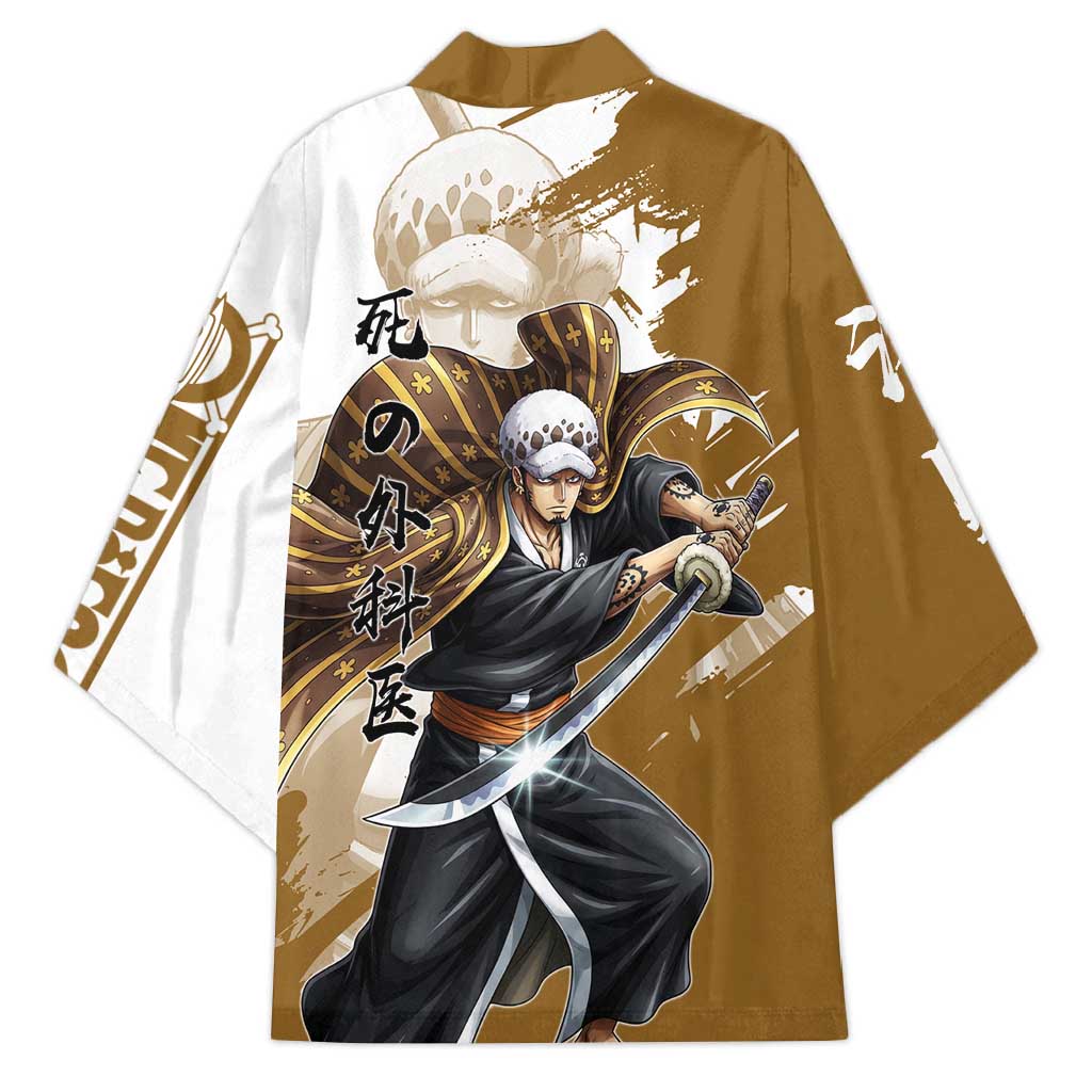 Wano Surgeon Trafalgar D. Law Kimono Traditional Ink Splash Anime Style