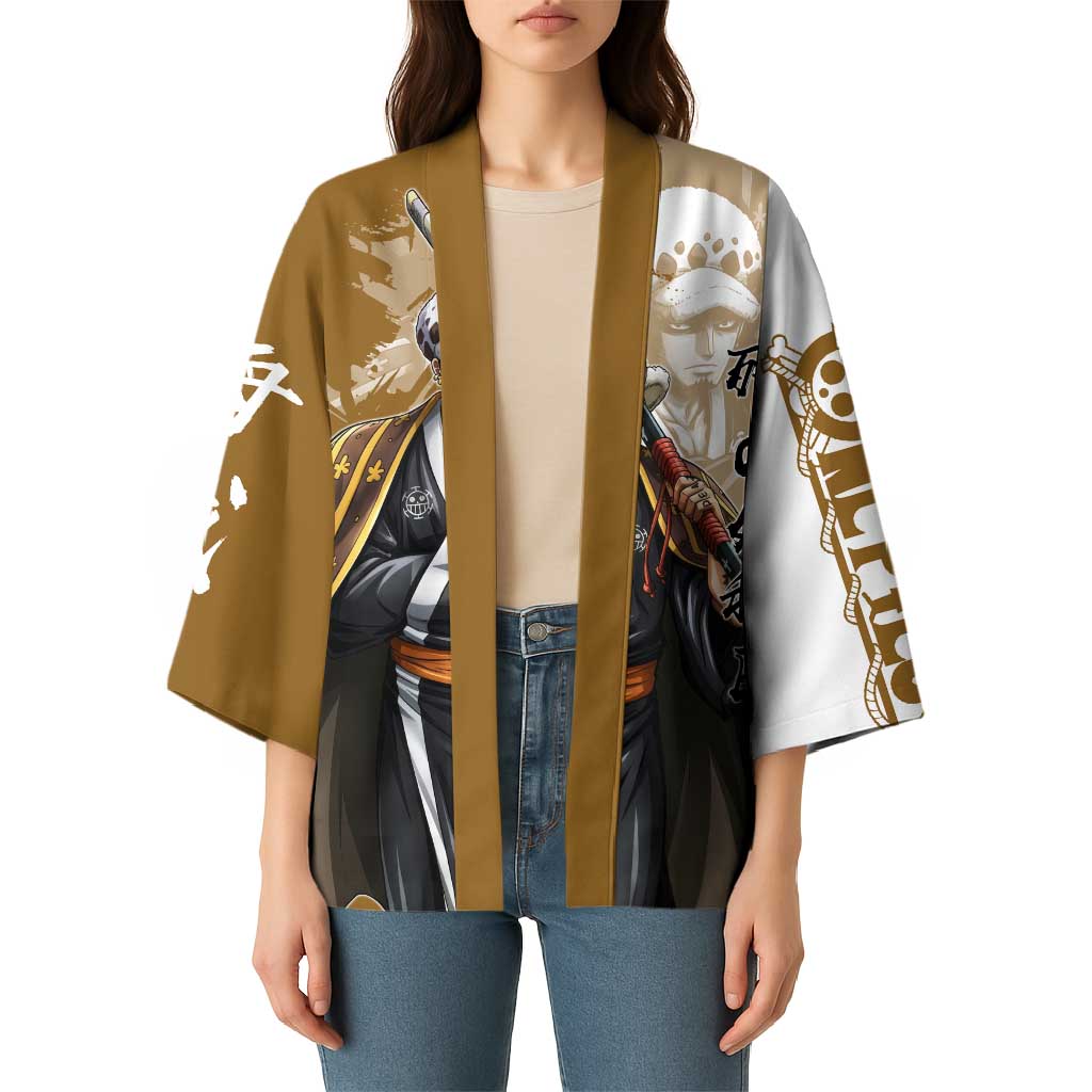 Wano Surgeon Trafalgar D. Law Kimono Traditional Ink Splash Anime Style