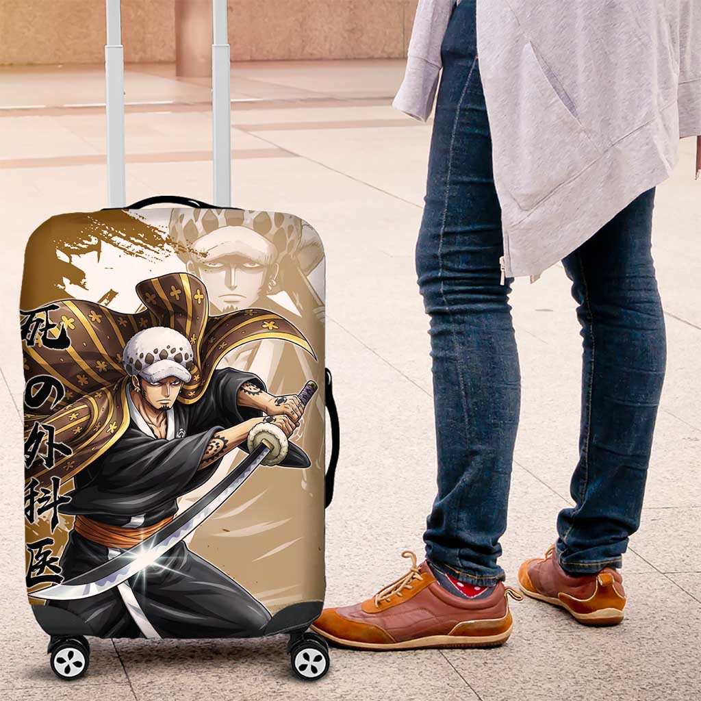 Wano Surgeon Trafalgar D. Law Luggage Cover Traditional Ink Splash Anime Style