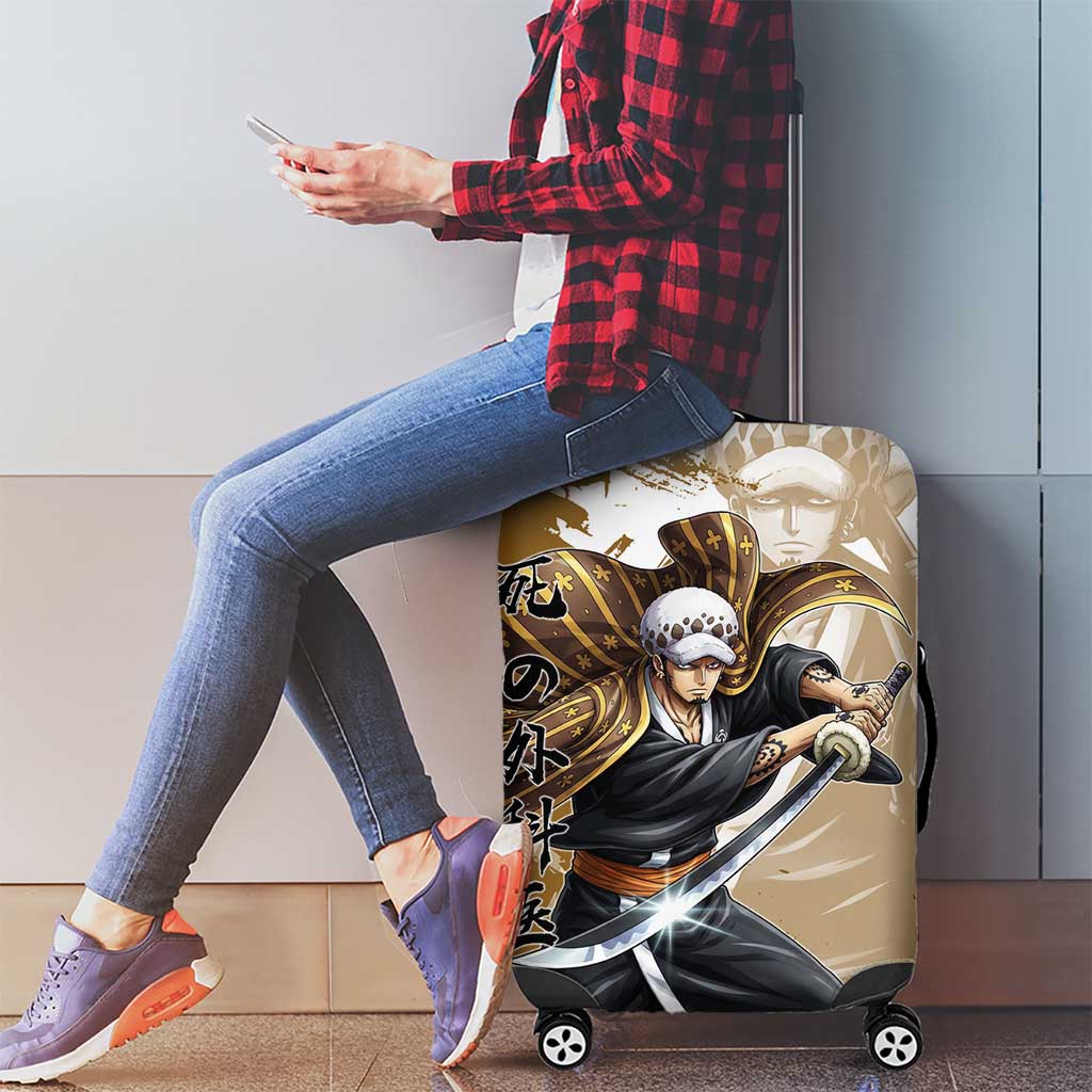 Wano Surgeon Trafalgar D. Law Luggage Cover Traditional Ink Splash Anime Style