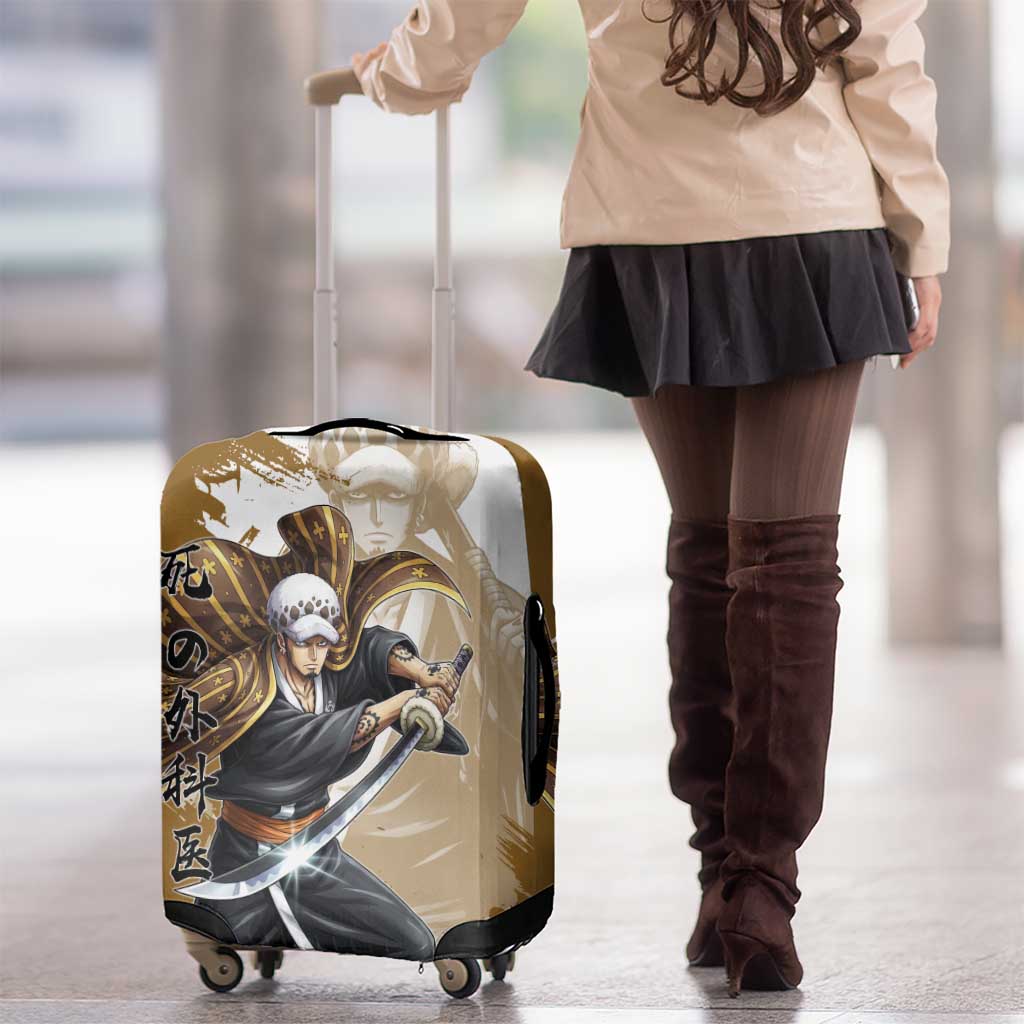 Wano Surgeon Trafalgar D. Law Luggage Cover Traditional Ink Splash Anime Style