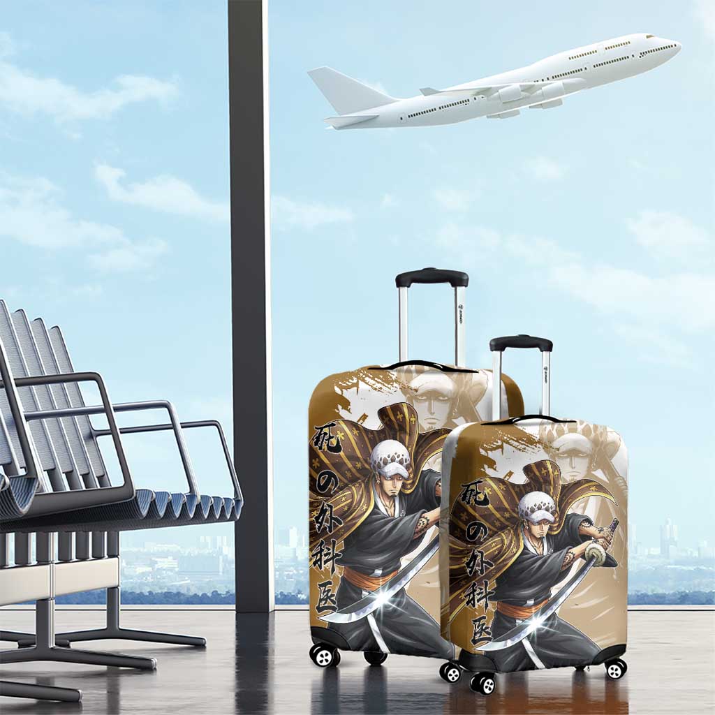Wano Surgeon Trafalgar D. Law Luggage Cover Traditional Ink Splash Anime Style