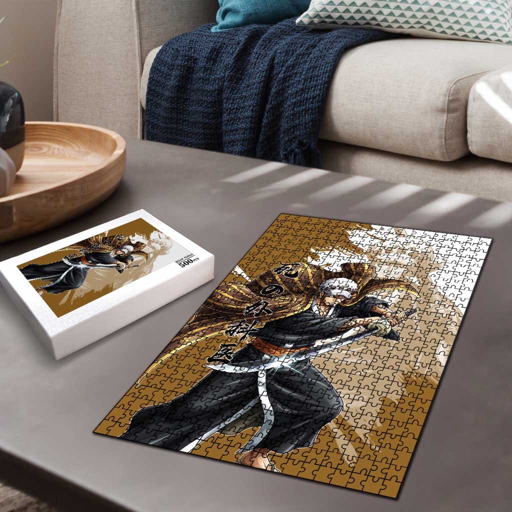 Wano Surgeon Trafalgar D. Law Puzzle Traditional Ink Splash Anime Style